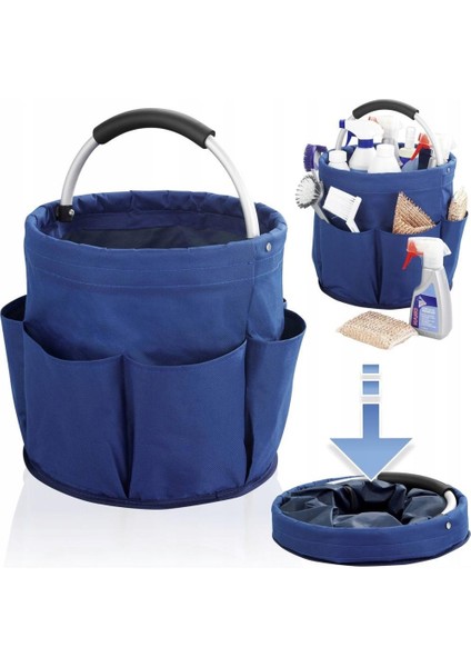 Temizlik Çantası – Çok Gözlü, Saplı,temizlik Malzemesi Taşıma ve Saklama Organizer | 28X28X26,5 cm modelleri