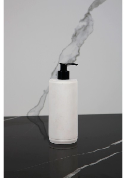 Elite 3 Parça Mermer Desenli Beton Banyo Seti Sıvı Sabunluk Diş Fırçalık Sunum Tepsisi 1 Adet modelleri