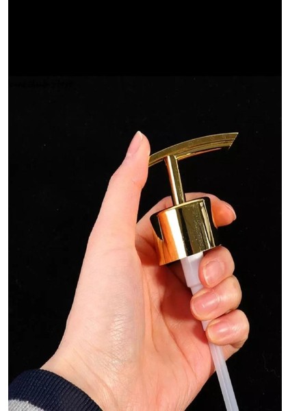 Elite Yedek Sıvı Sabunluk Pompası Krom Kaplama Gold Renk -28 mm Çap 1 Adet