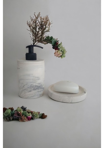 Elite Marble Sabunluk Sıvı ve Katı Sabunluk 1 Adet indirimleri