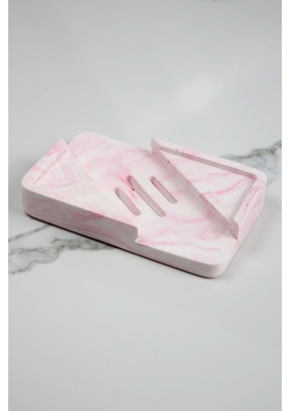 Elite Mermer Desenli Banyo Mutfak Tuvalet Beton Katı Sabunluk Su Giderli Süzgeç Model 8X13 cm 1 Adet fiyatları