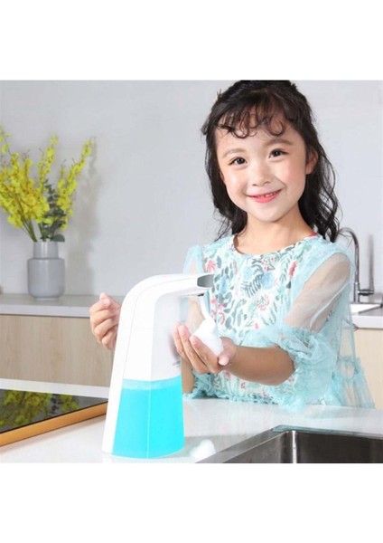 Elite Sensorlu USB Kablolu Sıvı Sabunluk Kopuk Verici 21X5X10CM 300ML Banyo Seti 1 Adet fırsatları