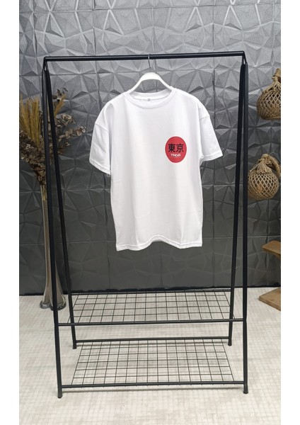 %100 Pamuklu Regular Tokyo Baskılı Premium T-Shirt fiyatları