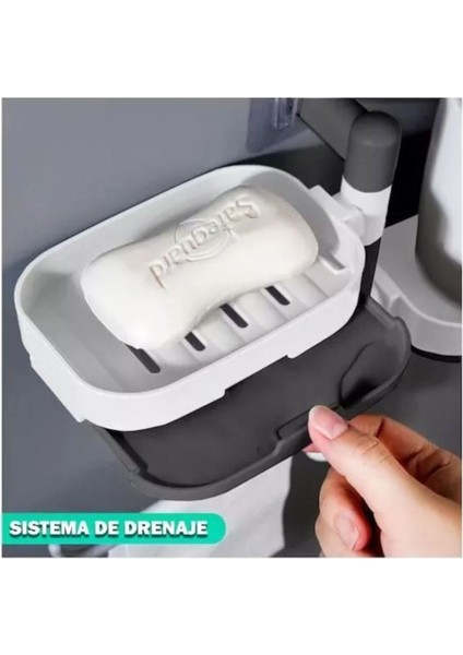 Elite Banyo Mutfak Organizeri 3 Fonksiyonlu , Sabunluk Fırçalık Süngerlik 1 Adet fiyatları