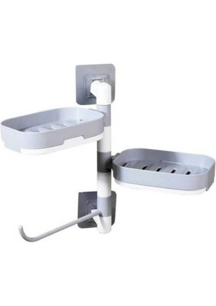 Elite Banyo Mutfak Organizeri 3 Fonksiyonlu , Sabunluk Fırçalık Süngerlik 1 Adet indirimleri