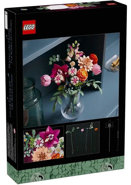 10342 iconic Botanicals Pembe Çiçek Buketi 749 parça +18 yaş indirimleri