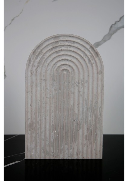 Elite 7 Parça Beton Banyo Seti Katı Sıvı Sabunluk Tepsi Diş Fırçalığı Mumluk Tütsülük Sunumluk 1 Adet fırsatları