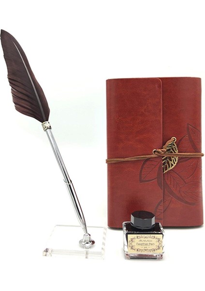 Kişiye Özel Kutulu Divit Kalem ve Deri Kaplı Anı Defteri indirimleri