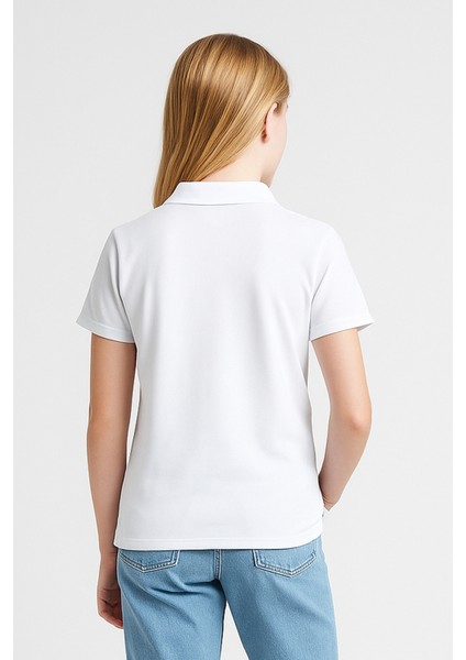 Kadın Polo Yaka Tişört Şık, Basic, Pamuklu Kısa Kollu Yazlık T-Shirt Nefes Alan Kumaş, Günlük & Şık fiyatları