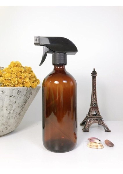 Elite Amber Cam Şişe 500 ml Sprey Başlıklı 1 Adet