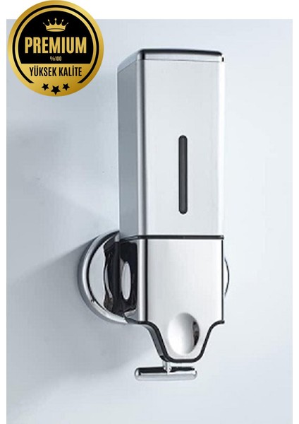 Elite Paslanmaz Çelik Alt Kısım 500 ml Sabun, Duş Jeli, Şampuan Kullanımına Uygun SS304 Kalite 1 Adet