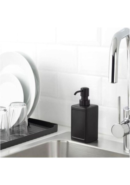 Elite Rınnıg Sıvı Sabunluk, Siyah Hacim: 450 ml Yükseklik: 18 cm Şişe:polietilen Plastik 1 Adet