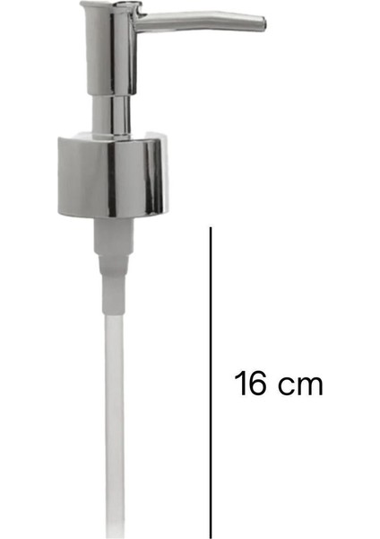 Elite 2’li Yedek Sıvı Sabun Pompası Silver 28MM (2 Adet) 1 Adet