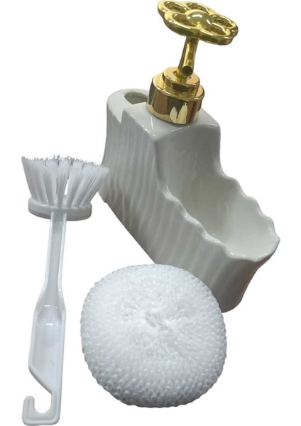 Elite Renk Plastik 3 Parça Sabunluk - Beyaz 1 Adet fiyatları