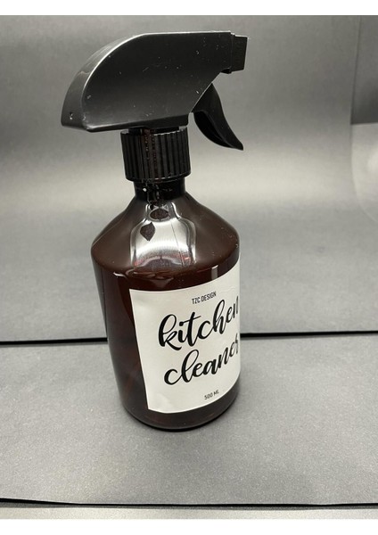 Elite Amber Kahverengi Plastik Şişe Mutfak Temizleyici Kitchen Cleaner 500 ml Beyaz Etiketli 1 Adet fiyatları