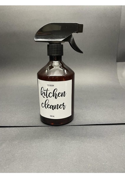 Elite Amber Kahverengi Plastik Şişe Mutfak Temizleyici Kitchen Cleaner 500 ml Beyaz Etiketli 1 Adet fırsatları