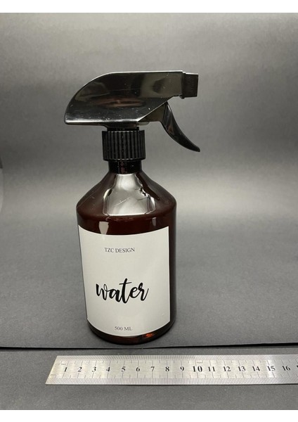 Elite Amber Kahverengi Plastik Şişe Su Sprey Water Sprey 500 ml Beyaz Etiketli 1 Adet fırsatları