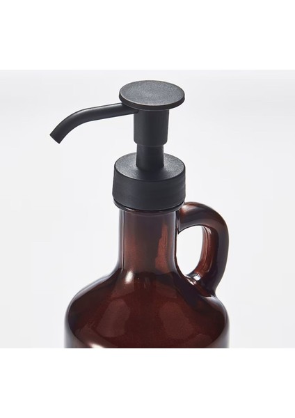 Elite Ikea Valvardad 21 cm Kahverengi Cam Sıvı Sabunluk 380 ml 1 Adet