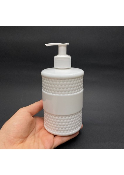 Elite 500 cc Desenli Beyaz Plastik Şişe - Beyaz Pompalı - 500 ml Kalın Plastik Şişe 1 Adet fiyatları