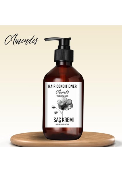 Elite Saç Kremi Şişesi 500 ml Cam Etiketli 1 Adet