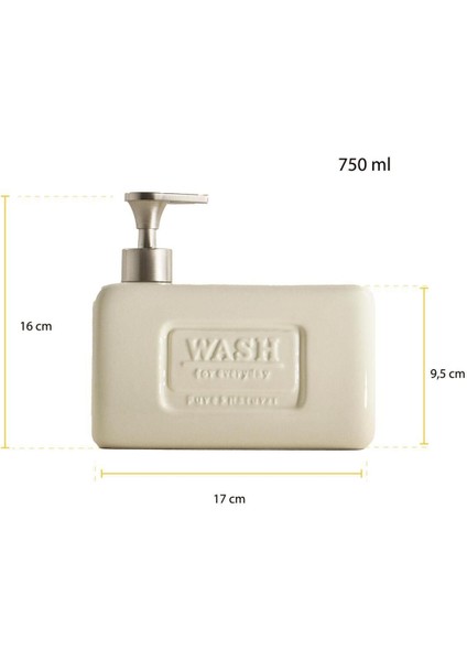 Elite Ashley Beige Sıvı Sabunluk 750 ml 1 Adet