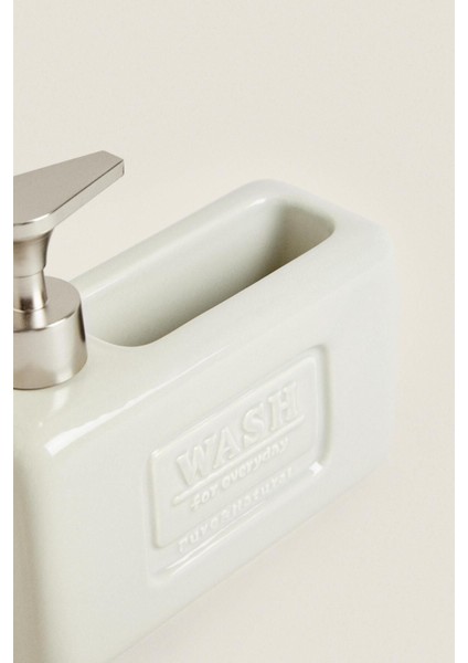 Ashley Grey Sıvı Sabunluk 750 ml Dayanıklı Malzeme Ergonomik Pompa ve Suya Dayanıklı Şık Gri Tasarım