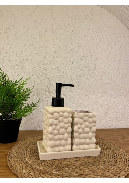 Elite Banyo Seti 3 Parça Bubble Sabunluk 1 Adet fiyatları