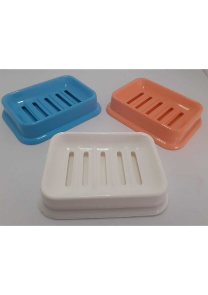 Elite Izgaralı Sabunluk Plastik Izgaralı Katı Sabun Kutusu 1 Adet