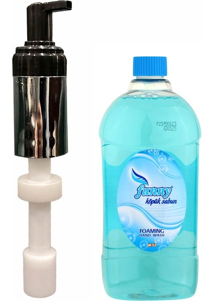 Elite Siyah Ankastre Köpük Sabun Dispenserı *1 Litre Köpük Sabun Hediye* 1 Adet