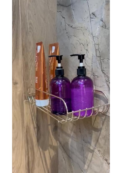 Elite Silver Oval Köşeli Sabunluk /düzenleyici / Şampuanlık / Metal /paslanmaz/askı / Banyo Aksesuarı 1 Adet fiyatları