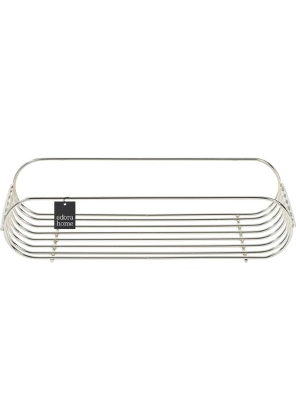 Elite Silver Oval Köşeli Sabunluk /düzenleyici / Şampuanlık / Metal /paslanmaz/askı / Banyo Aksesuarı 1 Adet modelleri