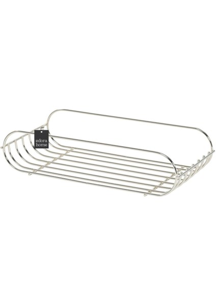Elite Silver Oval Köşeli Sabunluk /düzenleyici / Şampuanlık / Metal /paslanmaz/askı / Banyo Aksesuarı 1 Adet fırsatları