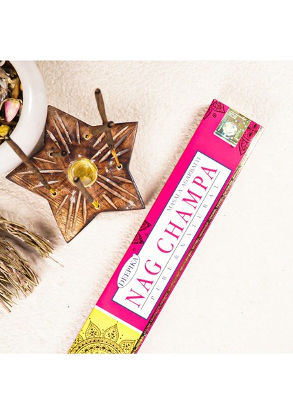 Elite Nag Champa Naturel El Sarması Tütsü 15 Gr. 1 Adet modelleri