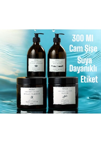 Elite 4 Lü Set 2 Adet Amber Cam 300 ml Sabunluk & Deterjanlık 2 Adet Pls Pamukluk 1 Adet fiyatları