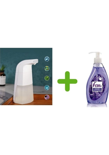 Elite Sensörlü Fotoselli Sıvı Sabunluk 21X10X5CM ve 1 Adet 400 ml Sıvı Sabun Lavanta Kokulu 1 Adet fırsatları