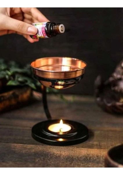 Elite Modern Bakır Buhurdanlık 1 Adet
