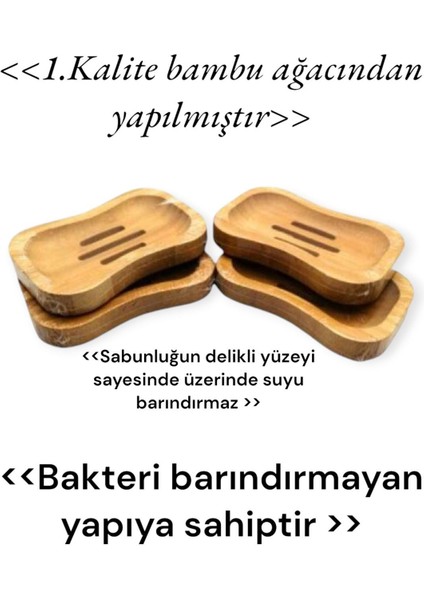 Elite Bambu Katı Sabunluk 1 Adet