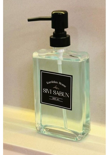 Elite 350 ml Modern ve Şık Tasarım Cam Sıvı Sabun & Deterjanlık 1 Adet fiyatları