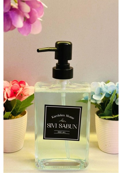 Elite 350 ml Modern ve Şık Tasarım Cam Sıvı Sabun & Deterjanlık 1 Adet fırsatları