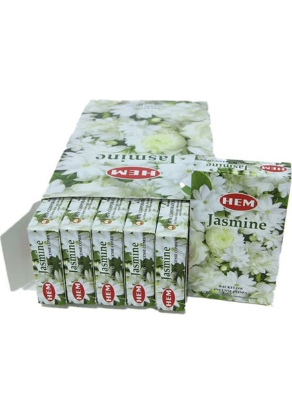 Elite Jasmine (Yasemin) Back Flow Konik Tütsü Tekli Paket Geri Akış Tütsü 1 Adet