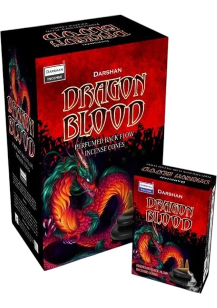 Elite Darshan Dragon Blood Geri Akış Tütsü 10 Adet 1 Adet