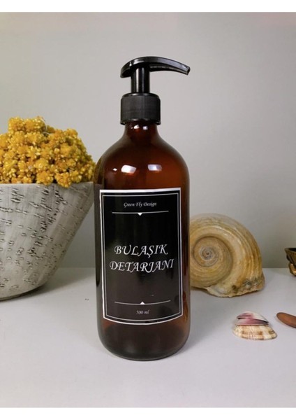 Elite Amber Cam Şişe 500 ml Bulaşık Deterjanı 1 Adet