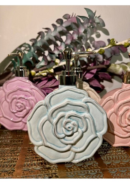 Elite Esterhomedecor Kabartma Çiçekli Sıvı Sabunluk 1 Adet fırsatları