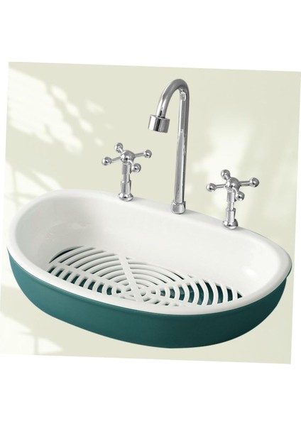 Elite 2 Adet Lavabo Figürlü Katı Sabunluk 1 Adet