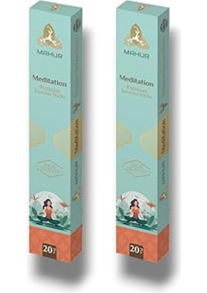 Elite Mahur Meditasyon Tütsü Çubukları, Çok Al, Az Öde, 2 Kutu - 40 Adet Tütsü 1 Adet