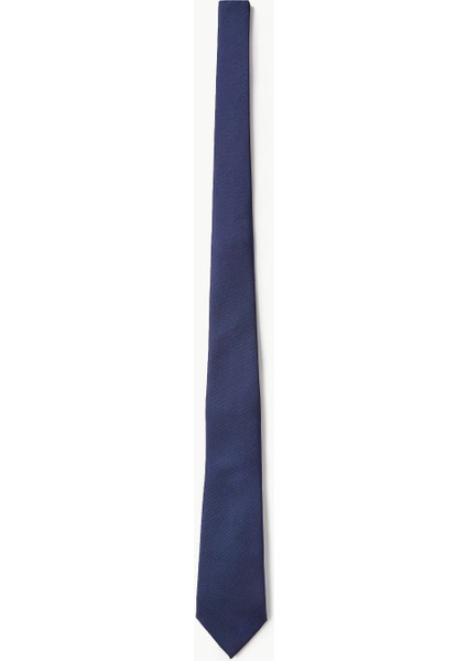 Slim Fit Dokulu Kravat