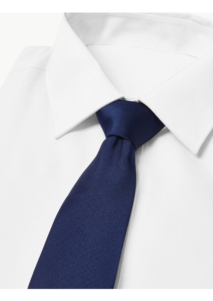 Slim Fit Dokulu Kravat