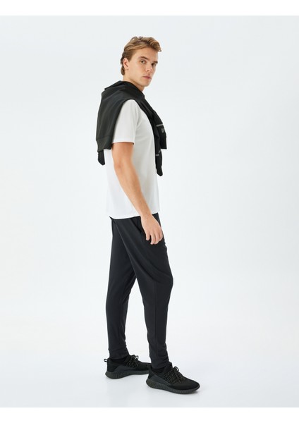Yeni Sezon Beli Bağcıklı Cep Detaylı Jogger Spor Eşofman Altı