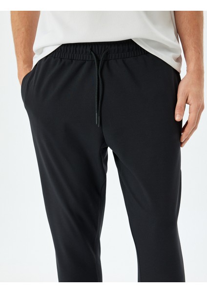 Yeni Sezon Beli Bağcıklı Cep Detaylı Jogger Spor Eşofman Altı