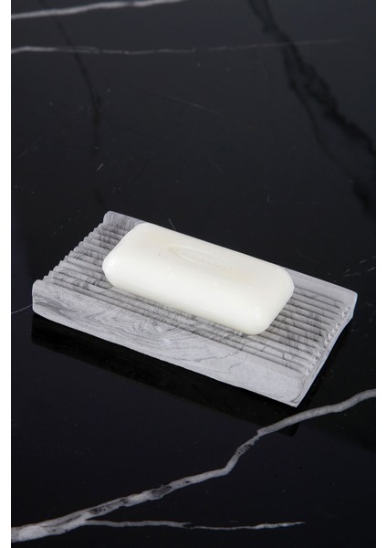 Elite El Yapımı Dikdörtgen Beton Katı Sabunluk 1 Adet